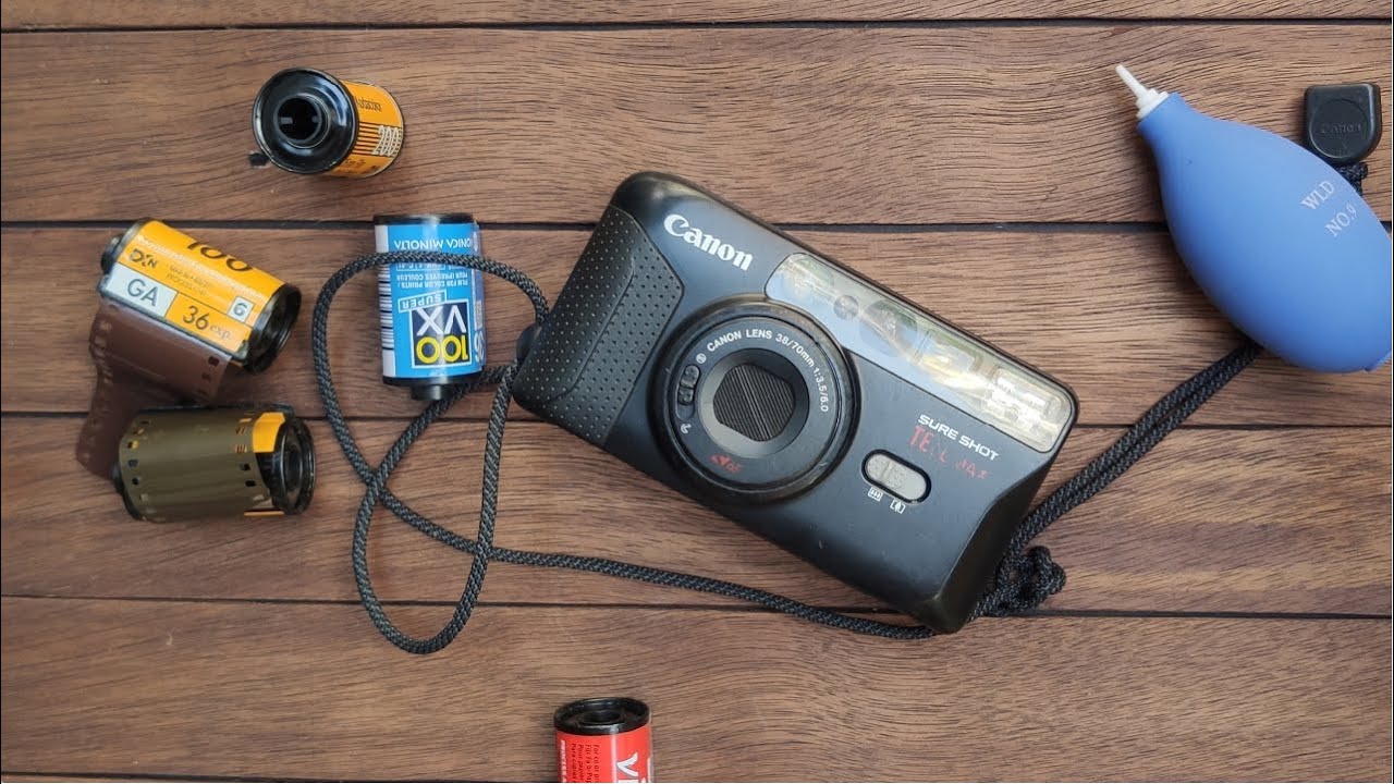 canon sure shot telemax | prima twin S | autoboy mini T | 35mm film compact camera review