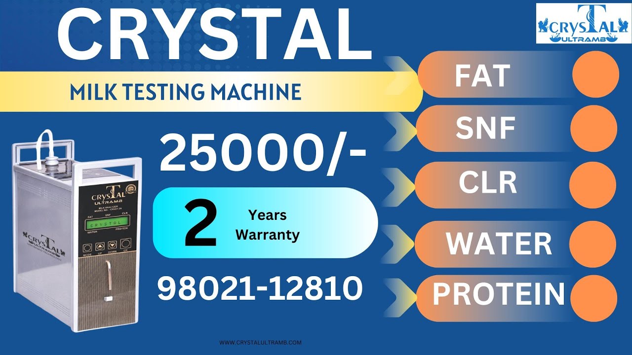 Crystal AMCU automatic milk collection unit