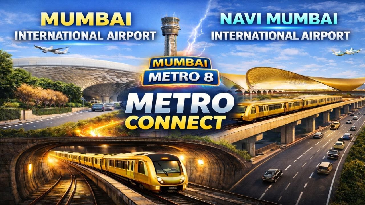 Airport Metro: Connecting Mumbai and Navi Mumbai - Mumbai Metro 10  Gold Line | Mumbai | Navi Mumbai