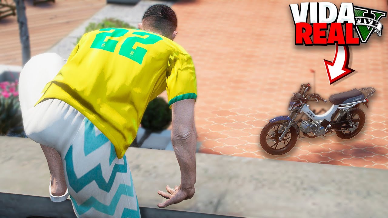 GTA V : VIDA REAL - INVADI A CASA DELE PRA PEGAR MINHA MOTO DE VOLTA! - #18