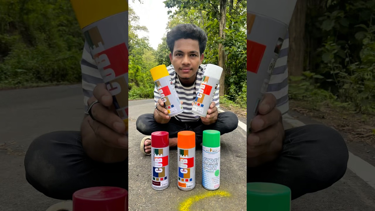 Colour  spray unboxing #colour #spraypaint #shortsfeed y