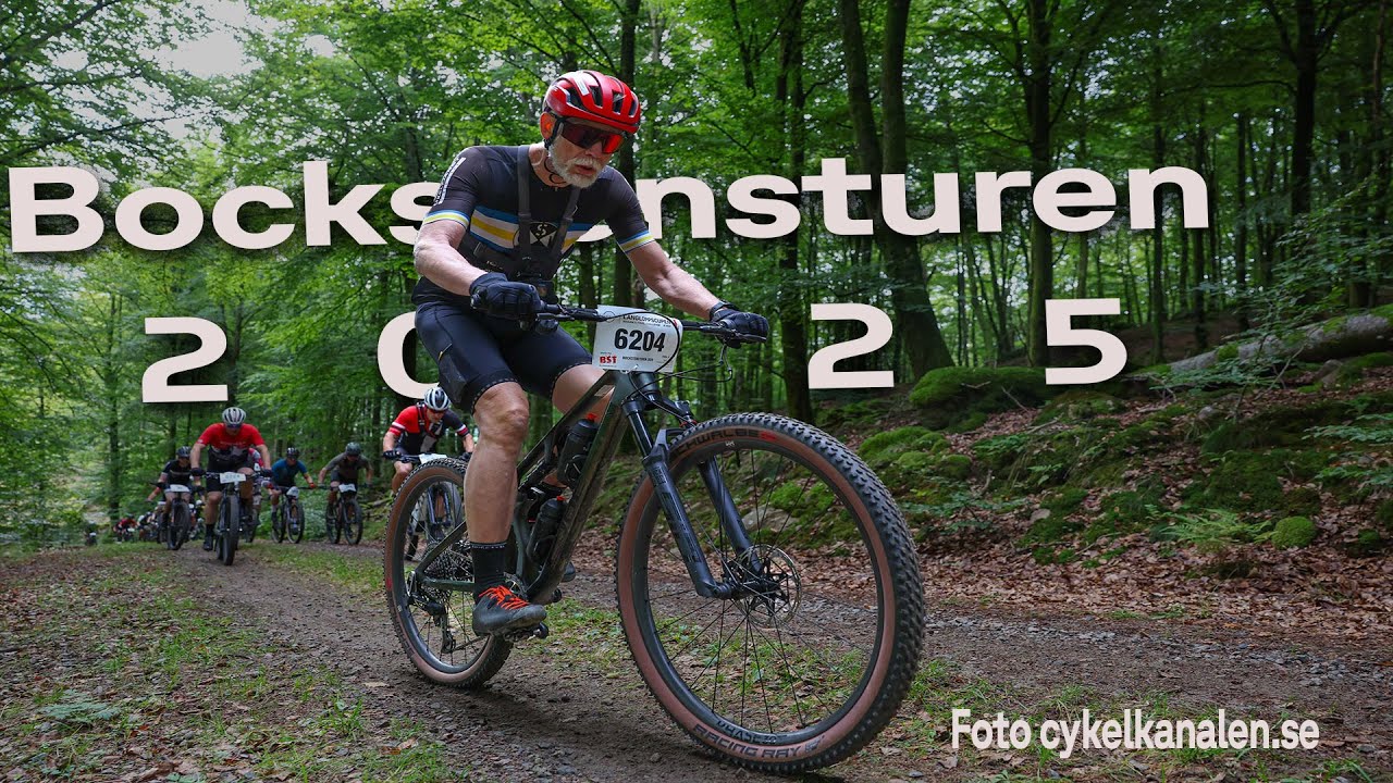 BOCKSTENSTUREN 25, Galet grym cykel. Jag bara njöt och gammal hund kan lära sig att sitta...