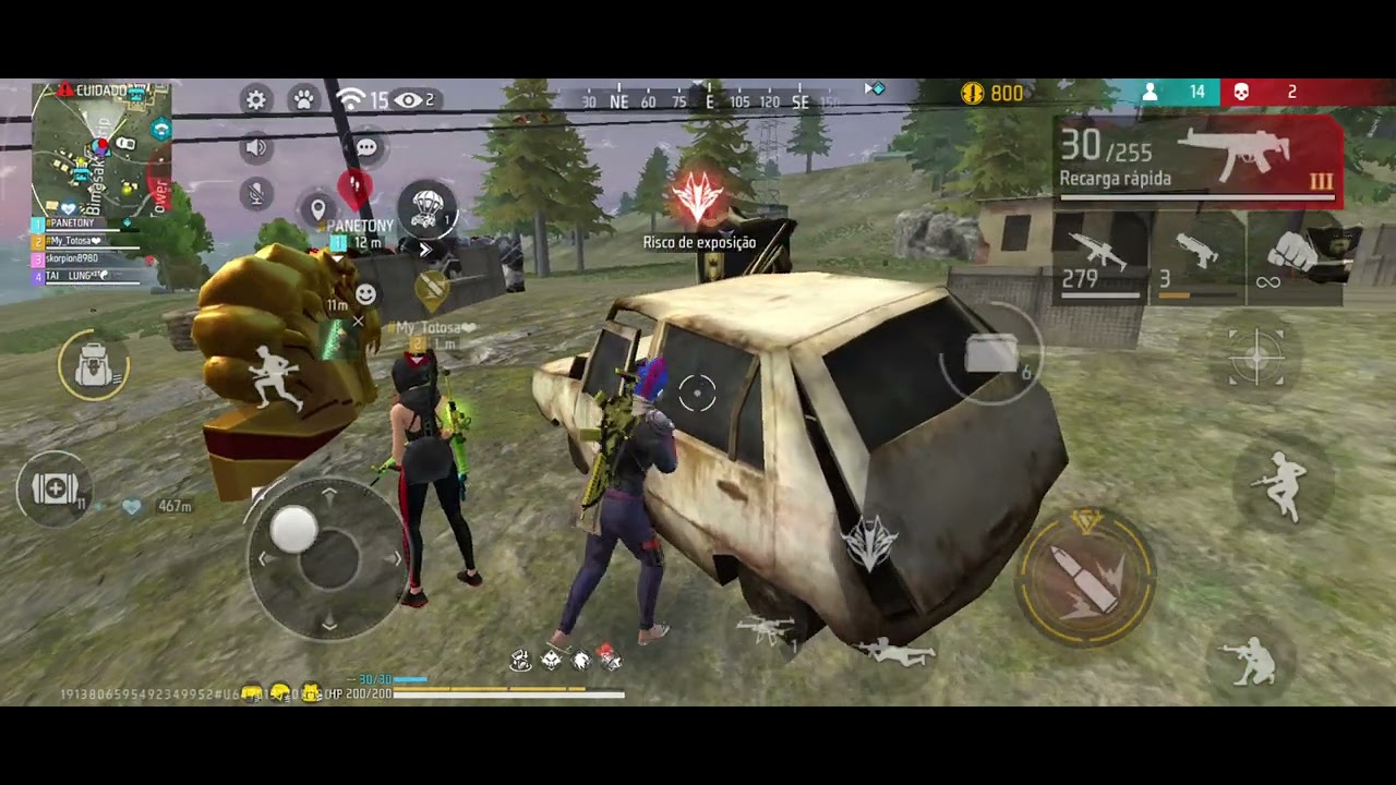 TREINO DE SUPORTE FREE FIRE 1#