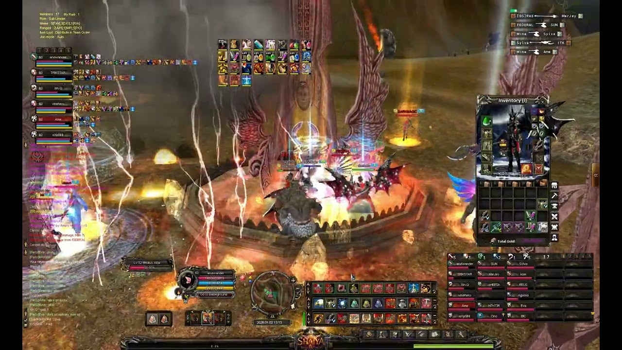 Shaiya EU : Hold The Medius Altar PvP + Colvron Boss part 1