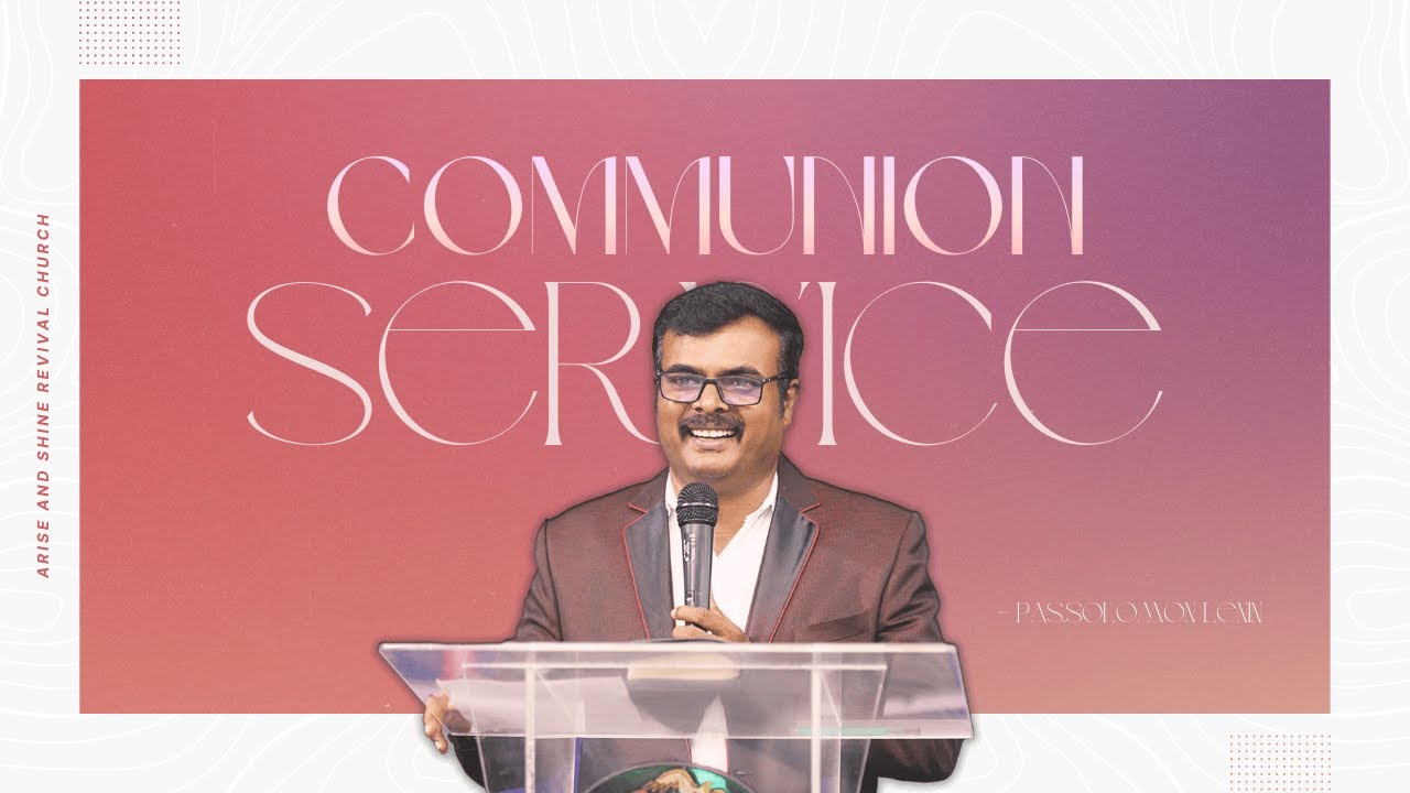 🔴 LIVE | COMMUNION SERVICE | 01-02-2026 | Pas. Solomon lenin |