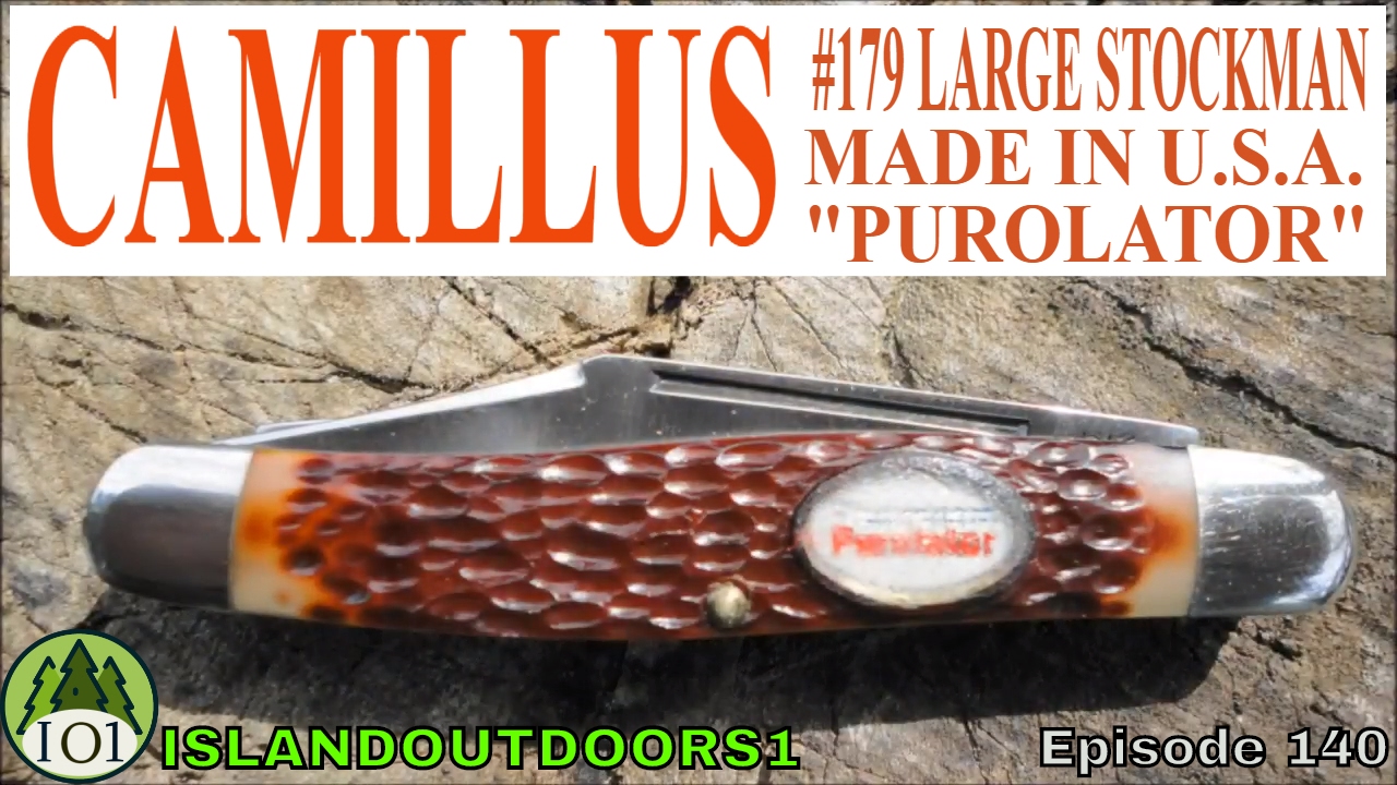 CAMILLUS U.S.A. #179 LARGE STOCKMAN - PUROLATOR -🇺🇸- Episode 140