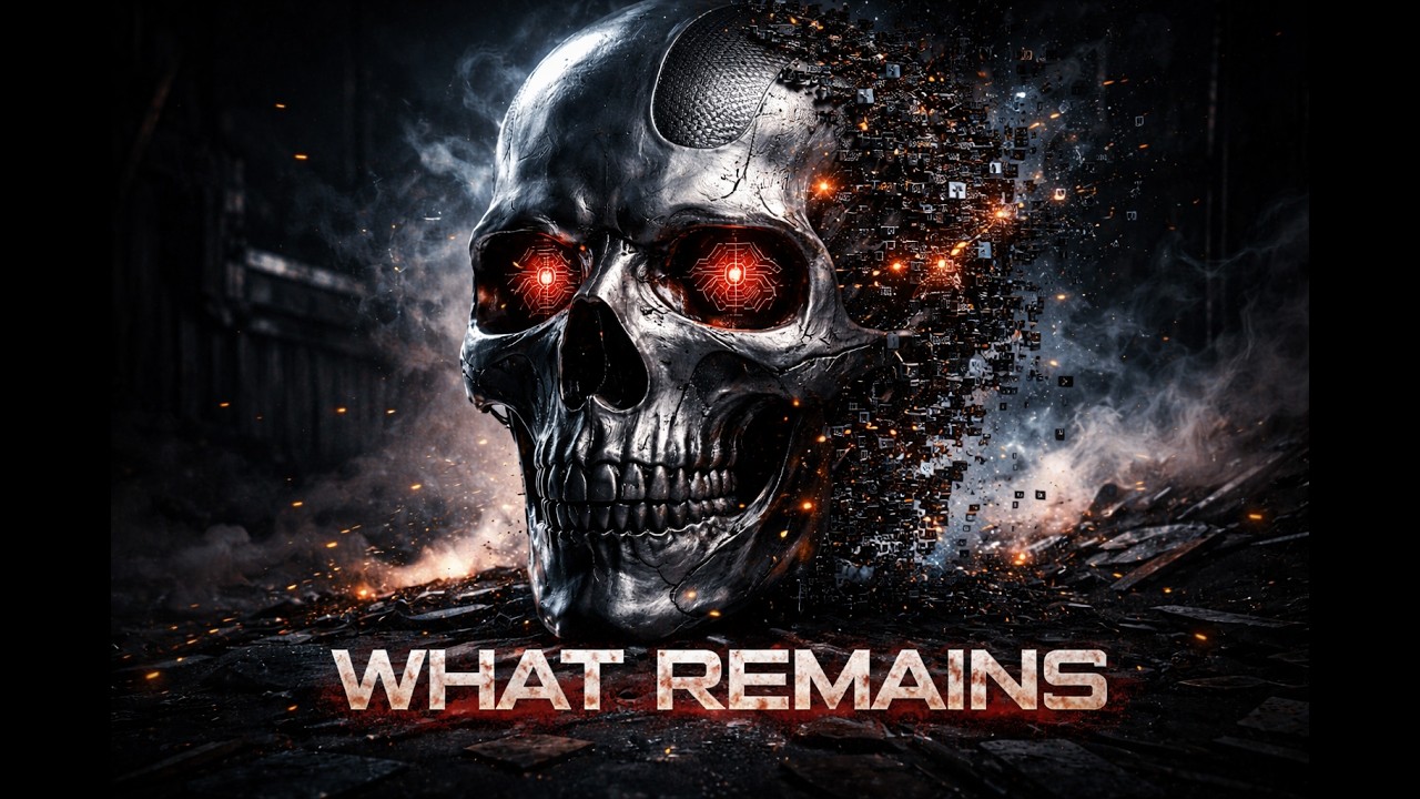 WHAT REMAINS (Industrial Metal Anthem) - Existential AI Metal | Dark & Powerful