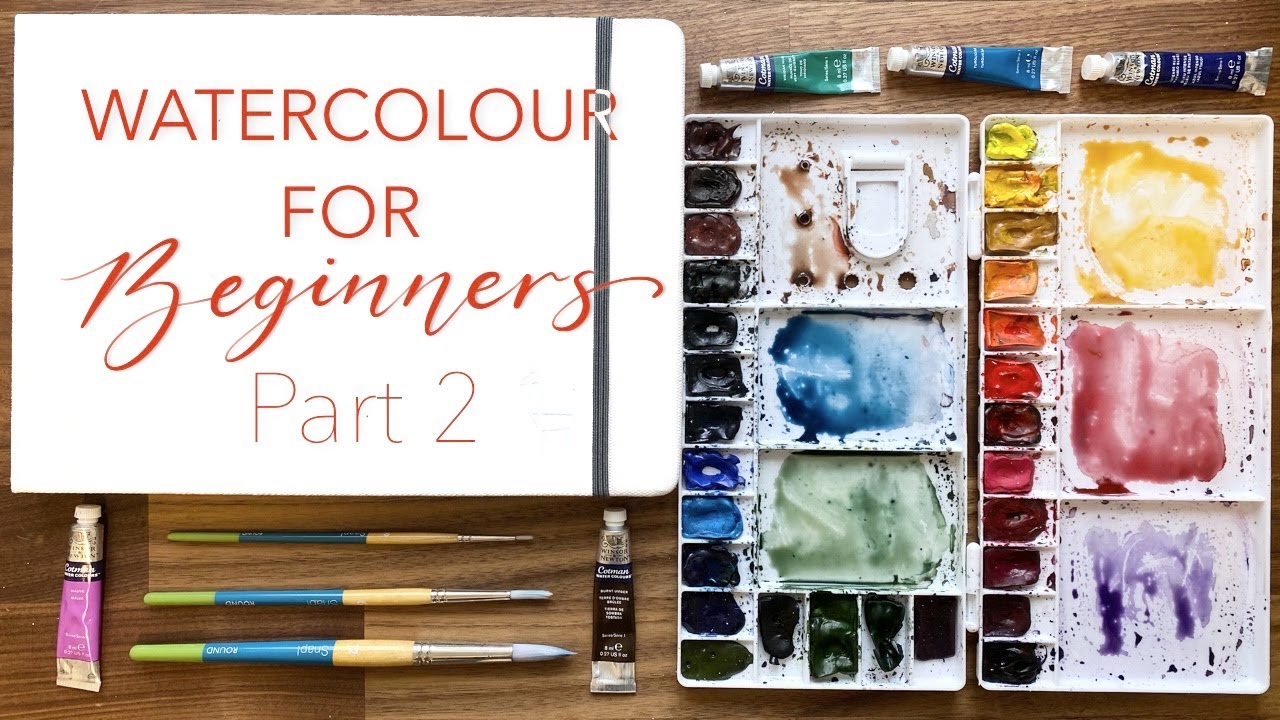 Learning To Paint With Watercolour Part 2: Basic Strokes and Techniques