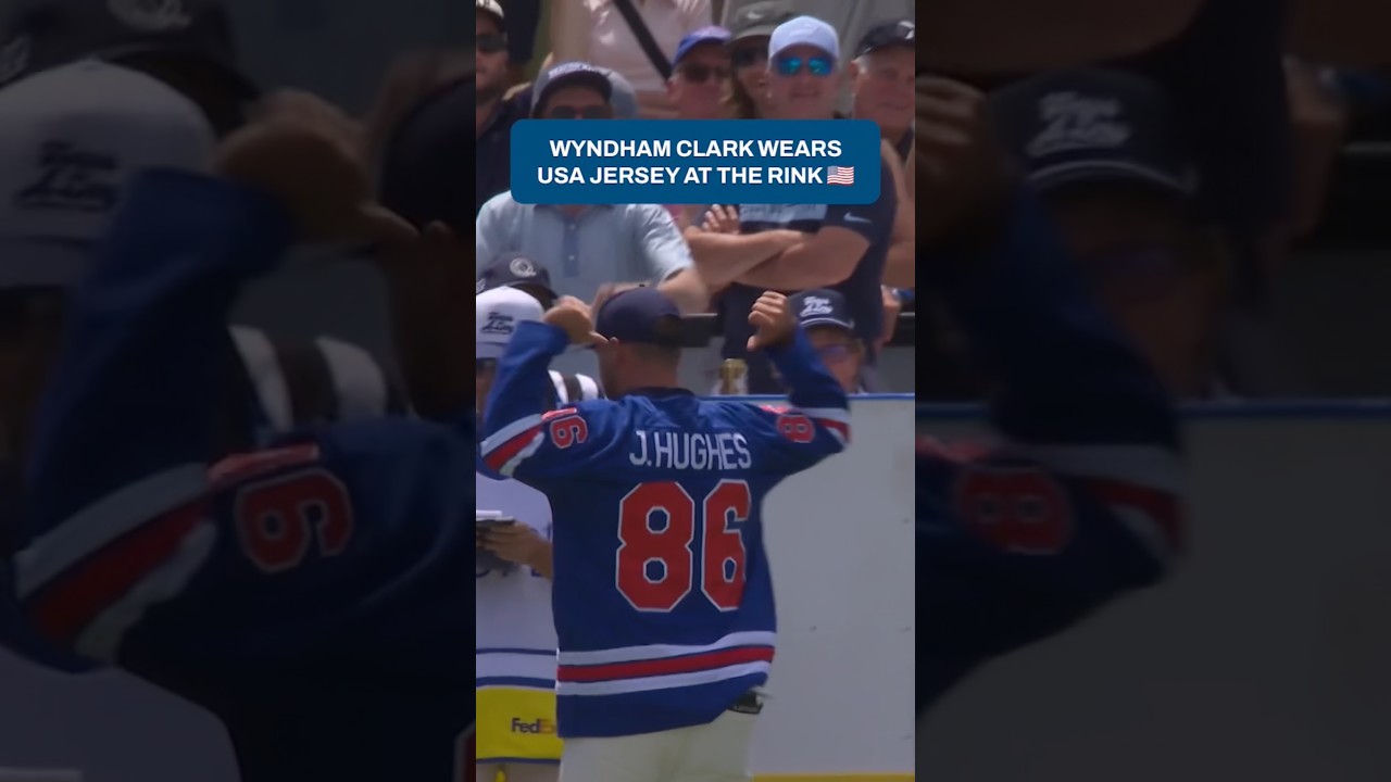Wearing a USA hockey jersey in Canada 😳