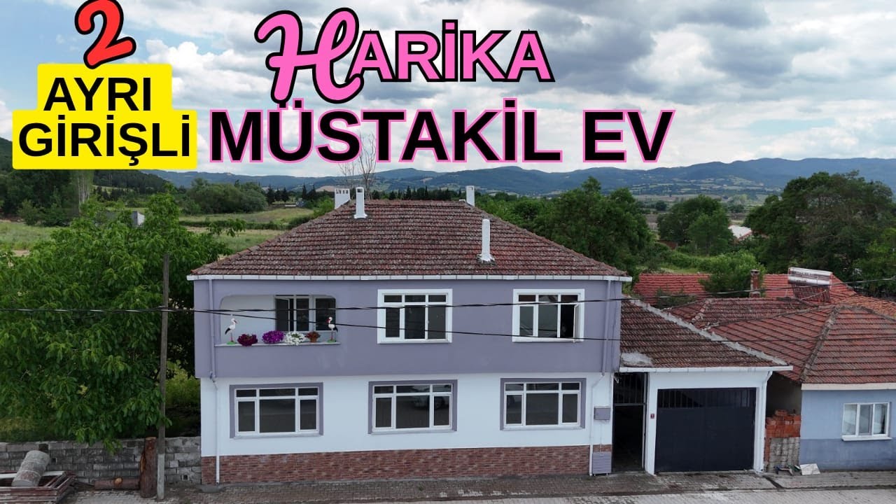 530-((FİYAT DÜŞTÜ)) 4,900,000 TL  İki Ayrı Girişli Harika Müstakil Ev