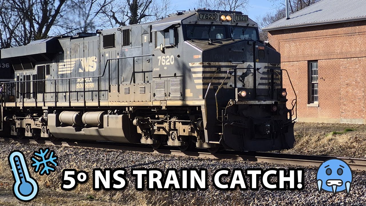 5ºF 🥶 NS Intermodal Train Catch