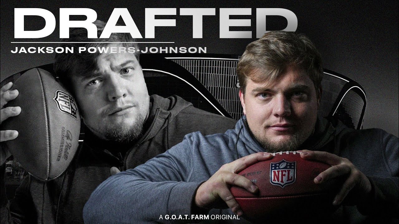 Jackson Powers-Johnson | NFL Draft Day | Tells Las Vegas Raiders 