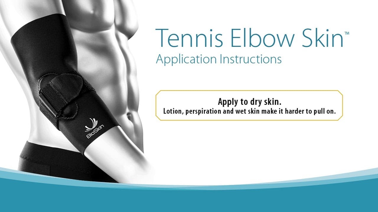 How to apply the Bio Skin Standard Elbow Skin