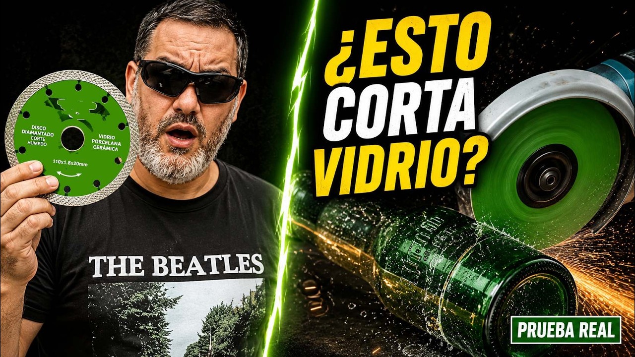 ¿Es posible cortar vidrio con una amoladora angular? ¡Descúbrelo!