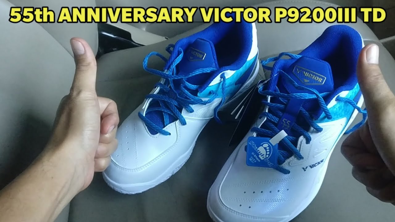 NEW SEPATU BADMINTON VICTOR 55TH ANNIVERSARY P9200 III TD AF