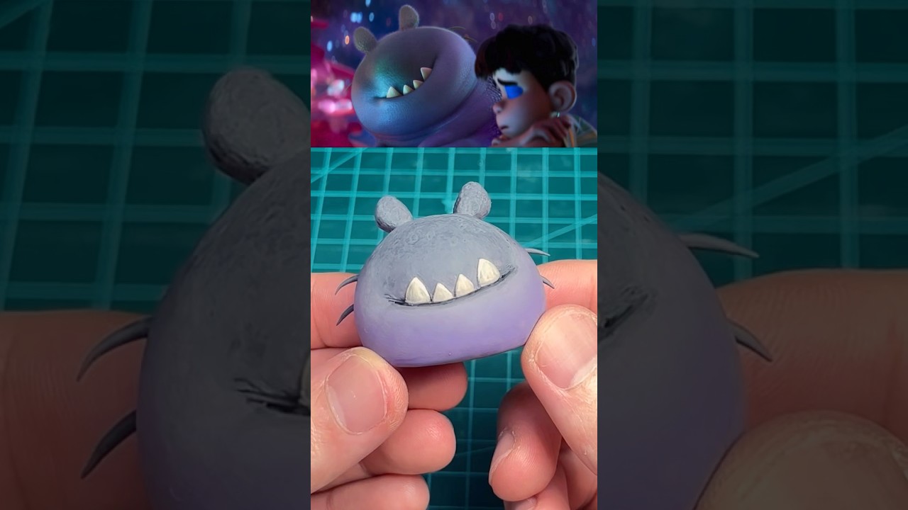 Making Elio&rsquo;s Glordon with Clay #disney #pixar #Elio #Glordon