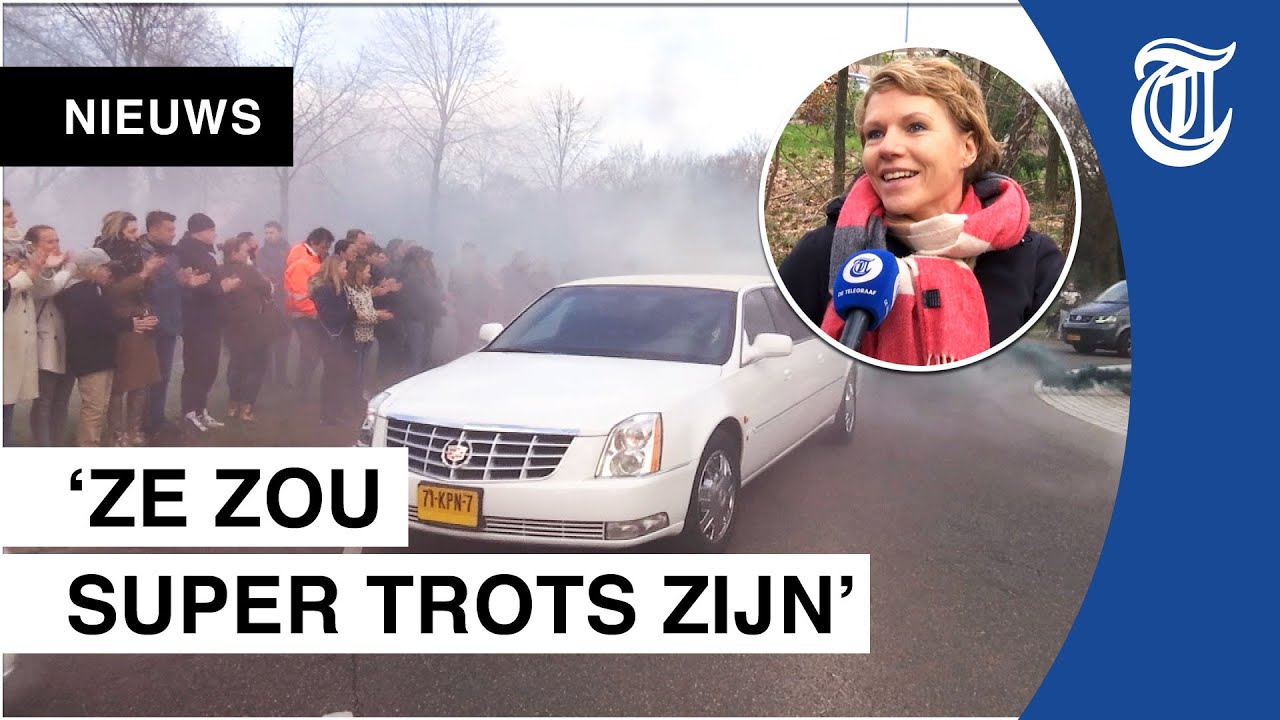 Groot eerbetoon aan Bibian Mentel: honderden mensen langs afscheidsroute