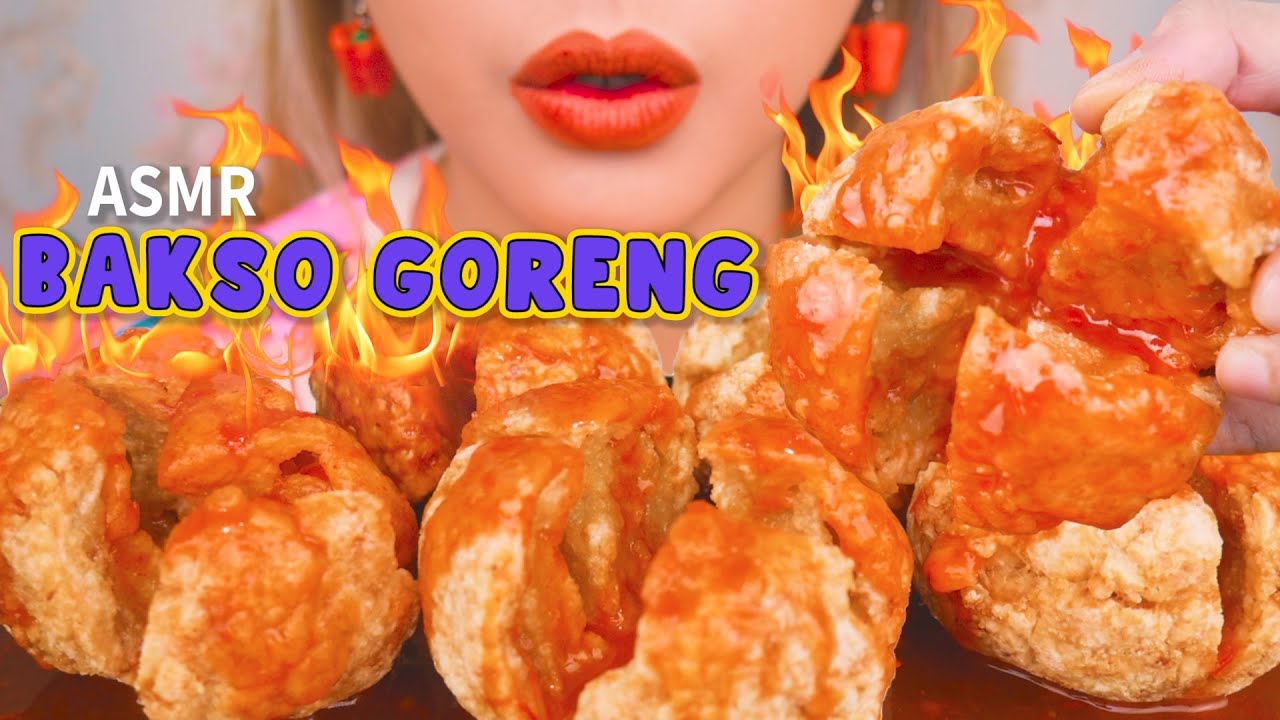 VIDEO TERAKHIR DI 2021🎉 ASMR BAKSO GORENG GENDUT GUYUR SAMBEL CUKA‼️| ASMR Indonesia