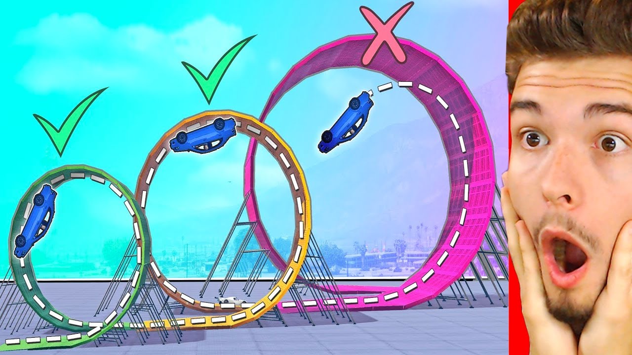 GTA 5 welches FAHRZEUG ÜBERLEBT den MEGA LOOPING?