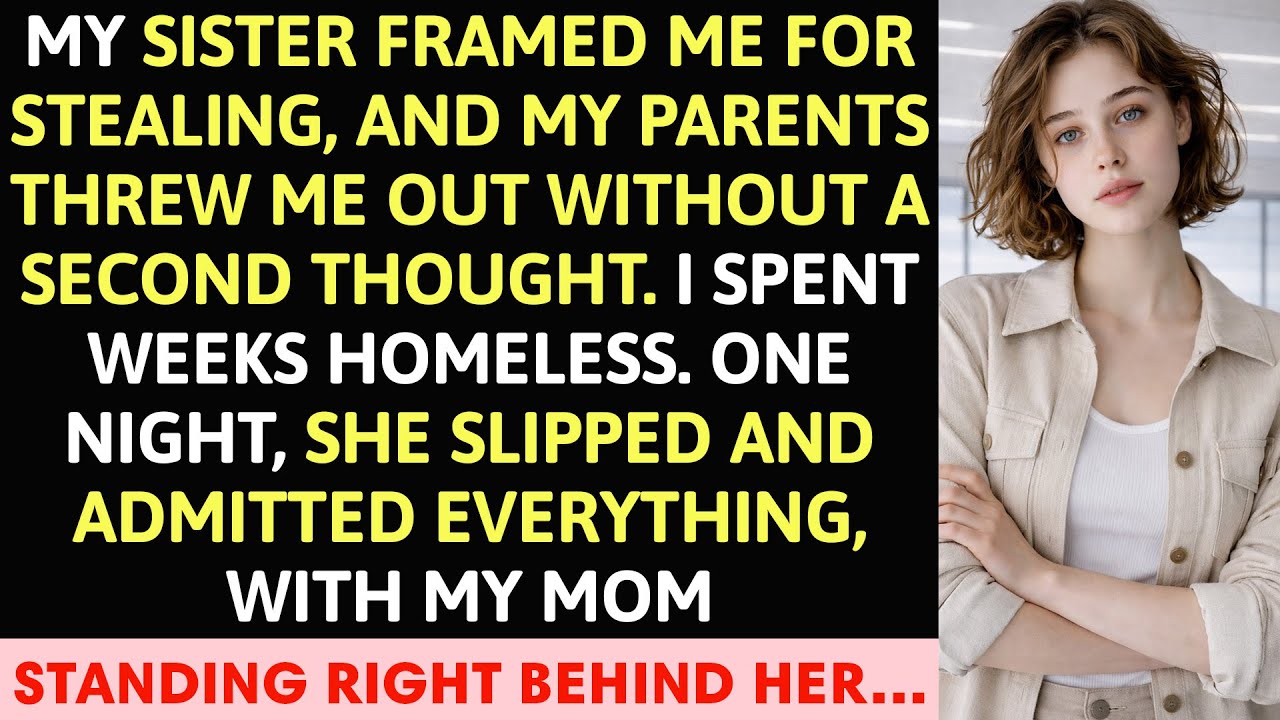 My Sister Framed Me For Stealing, And My Parents Threw Me Out With Nothing…