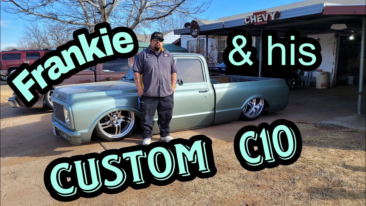 72 Custom Chevy C10 Truck in my ride by Frankie Rodriguez
