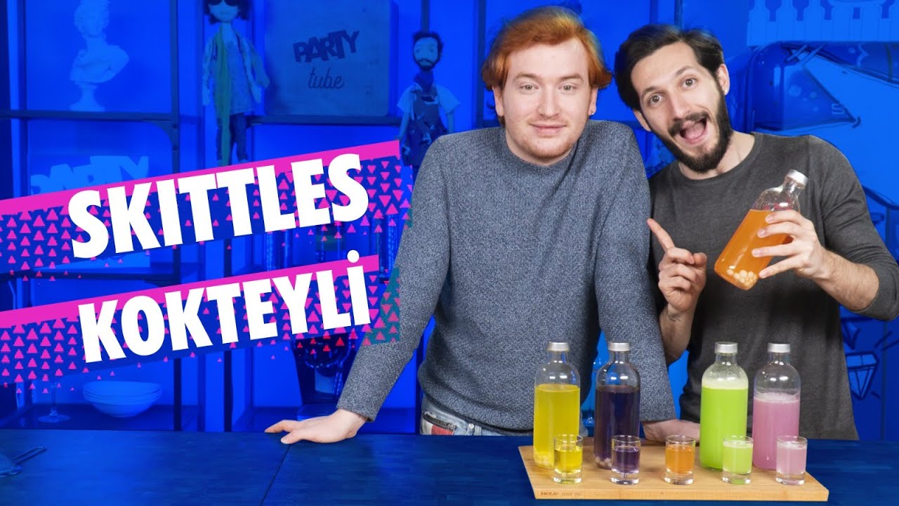 Bol Renkli Skittles Kokteyli // PartyTube Çok Havalı Hareketler