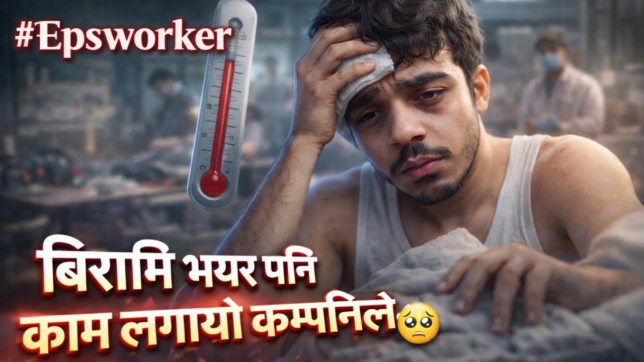 बिरामि हुदा पनि काम गर्नु पर्यो दाईले🥹🥹//Southkorea