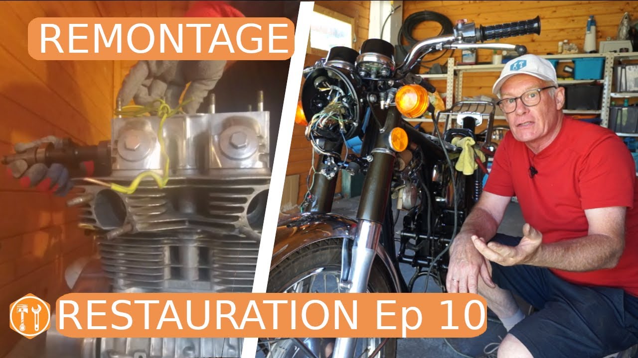 Ep 10 remontage moteur et partie cycle