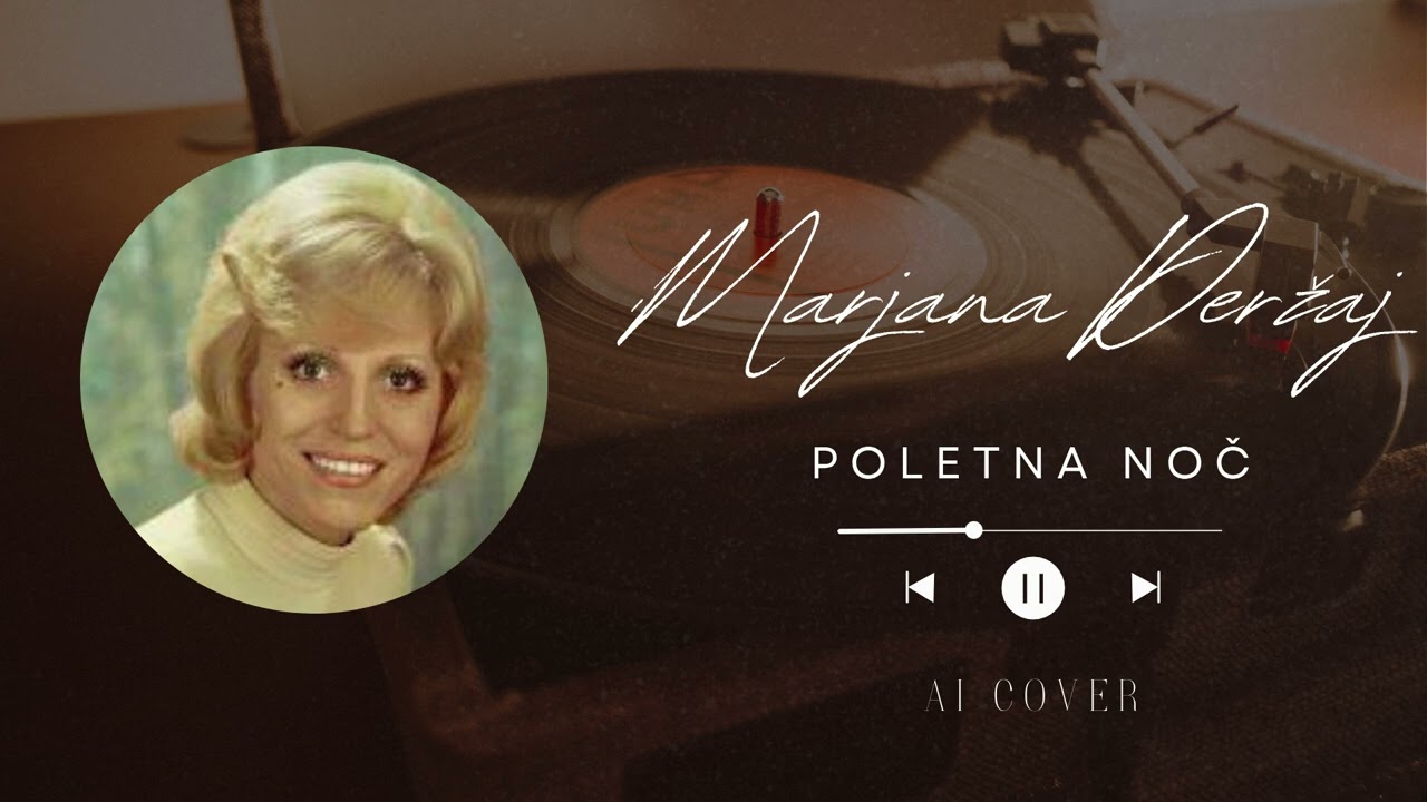 Marjana Deržaj - Poletna noč (1970s Upbeat Motown style song AI Cover)