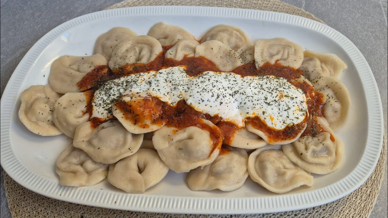 طريقة عمل (MANTI) التركية ♥️🌷❤️🌷