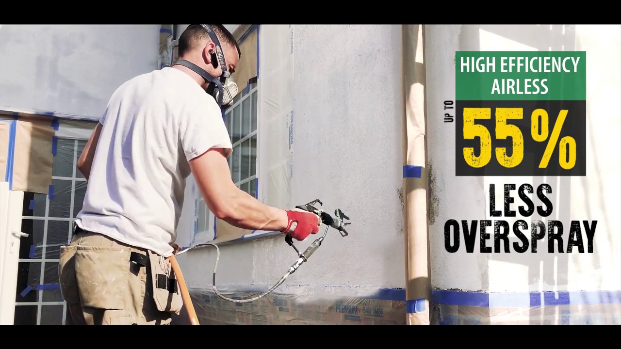 Wagner Super Finish 23 PLUS pintando fachada en vivienda