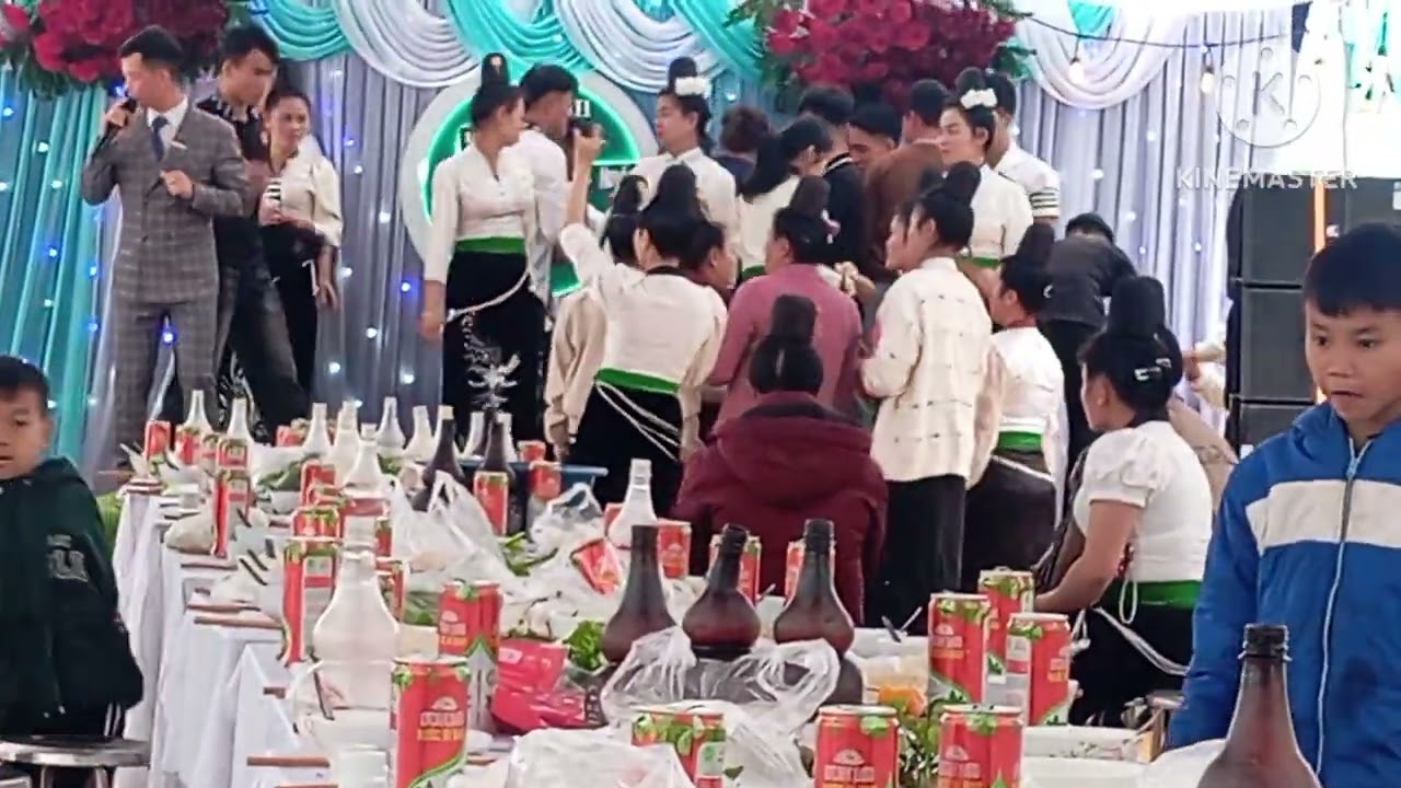 lễ thành hôn.chú rể khánh Duy.cô dâu huyền phong.bản mòn nặm ty 