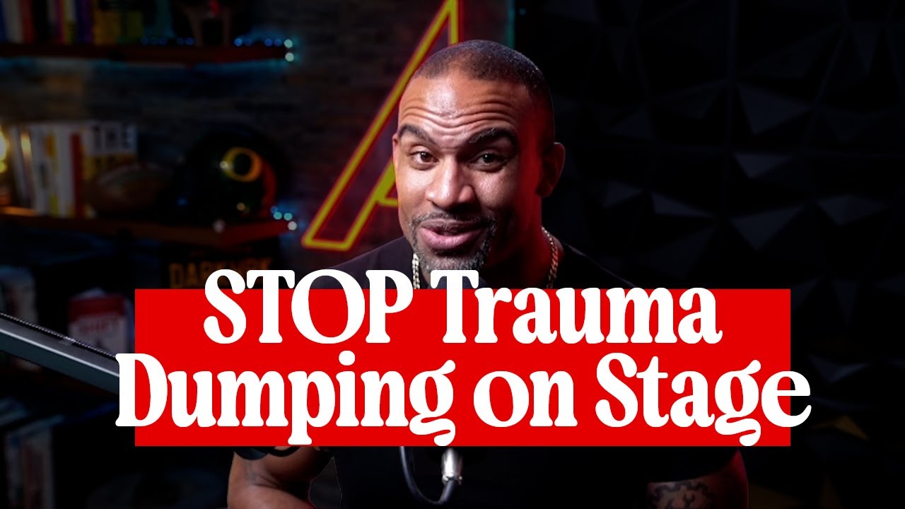 Most aspiring speakers don't have a message.. They have a therapy session