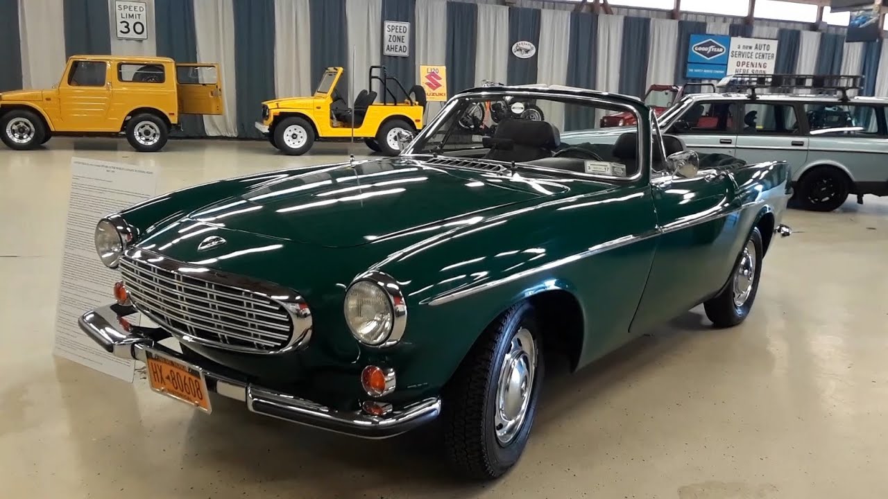 Volvo P1800 and Volvo S1800 Convertible At the 2021 Carlisle Import & Performance Car Show