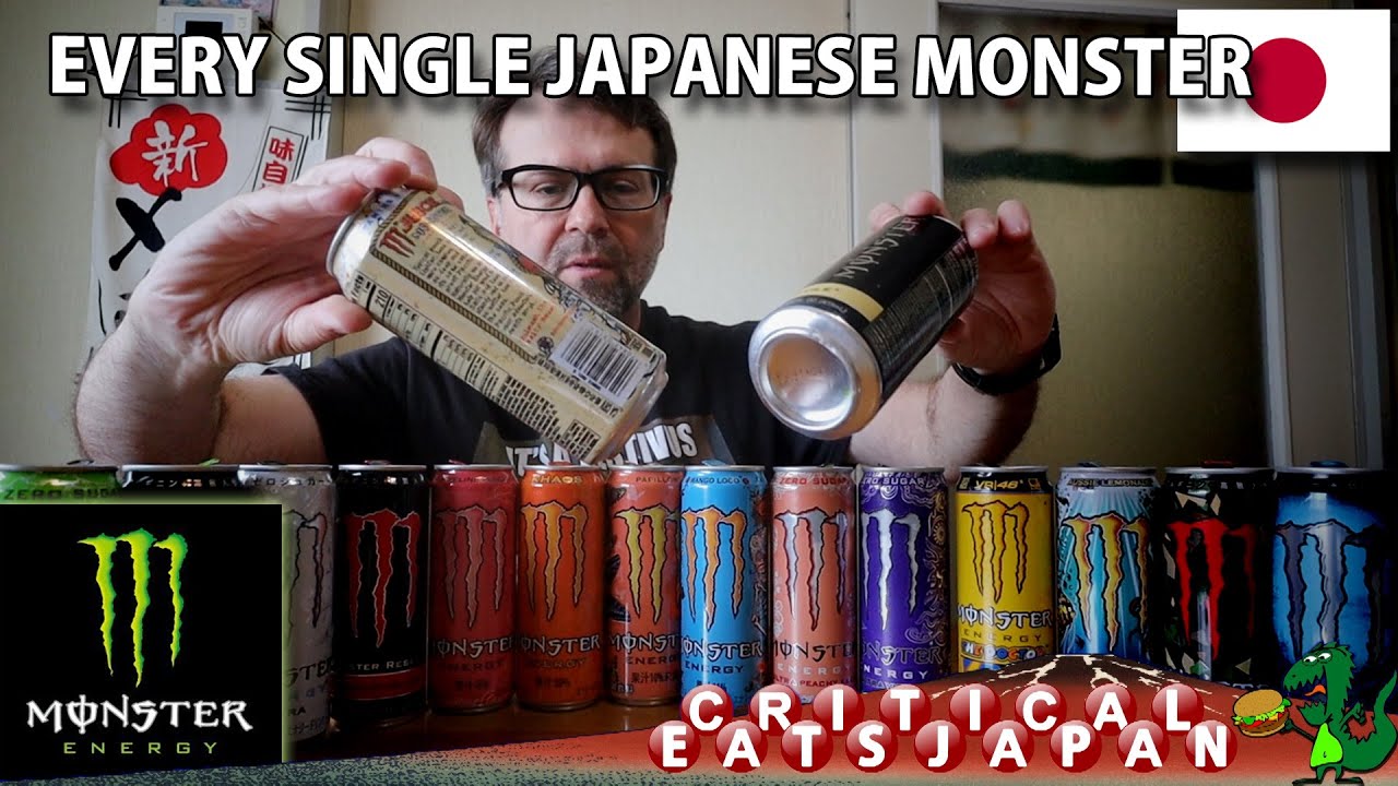 Trying Every Monster Energy Drink in Japan!