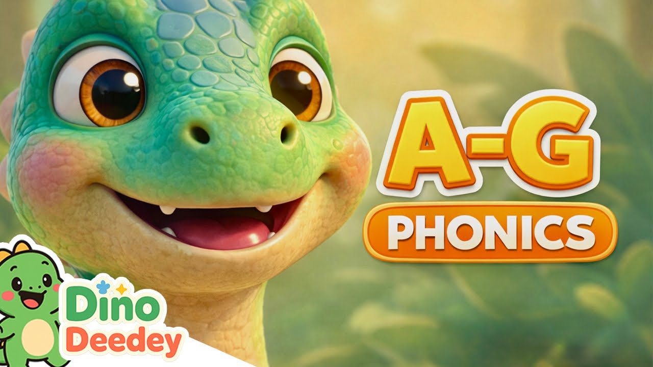 ABC Phonics A–G for Kids | Learn Letter Sounds with Dinosaurs 🦖