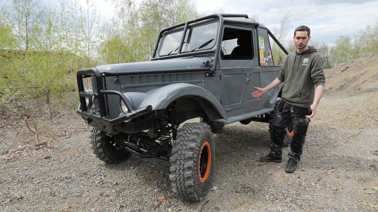 4x4 offroad car Aro M461 Mercedes engine by Marek - seri&aacute;l pokračuje.  2023 (4K).