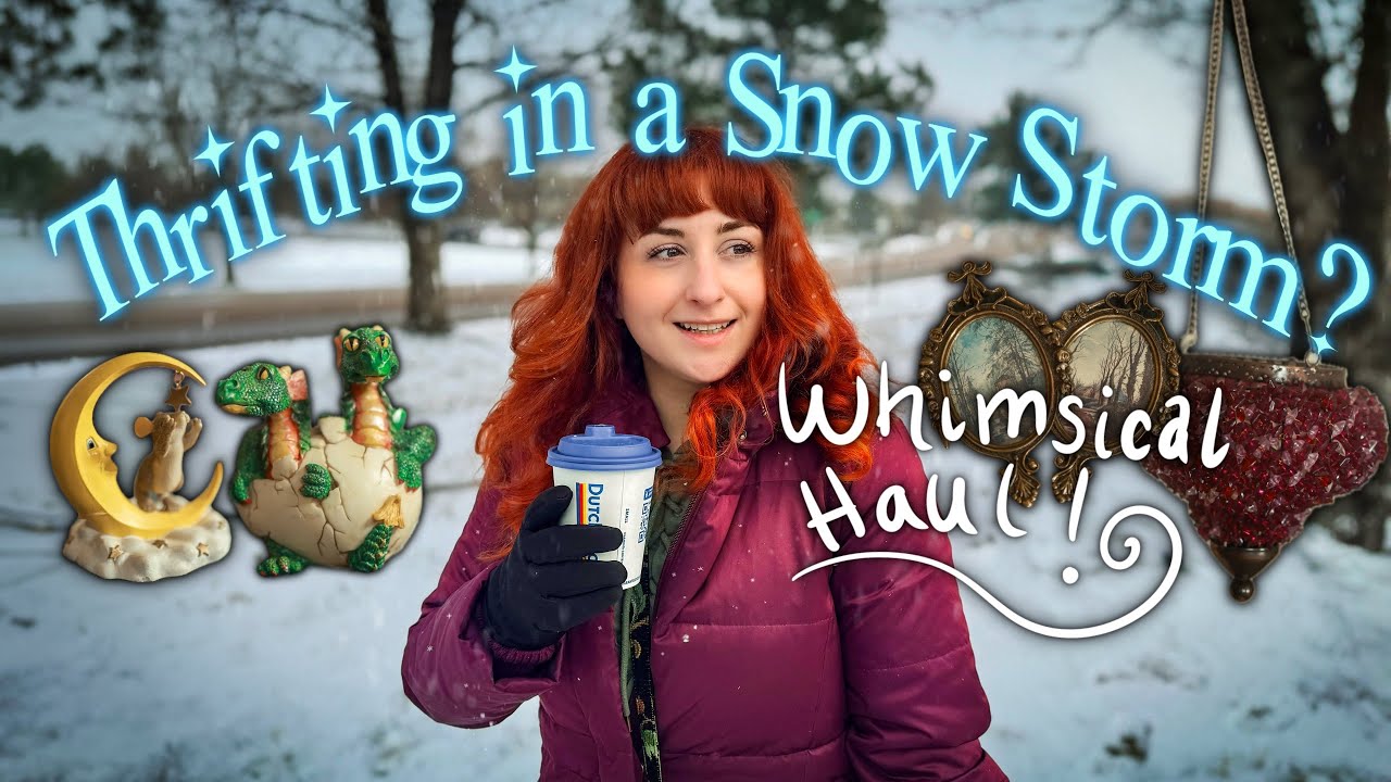 ❄️ Spontaneous Thrift With Me - Amazing Fantasy & Home Decor Haul! 🧚‍♀️