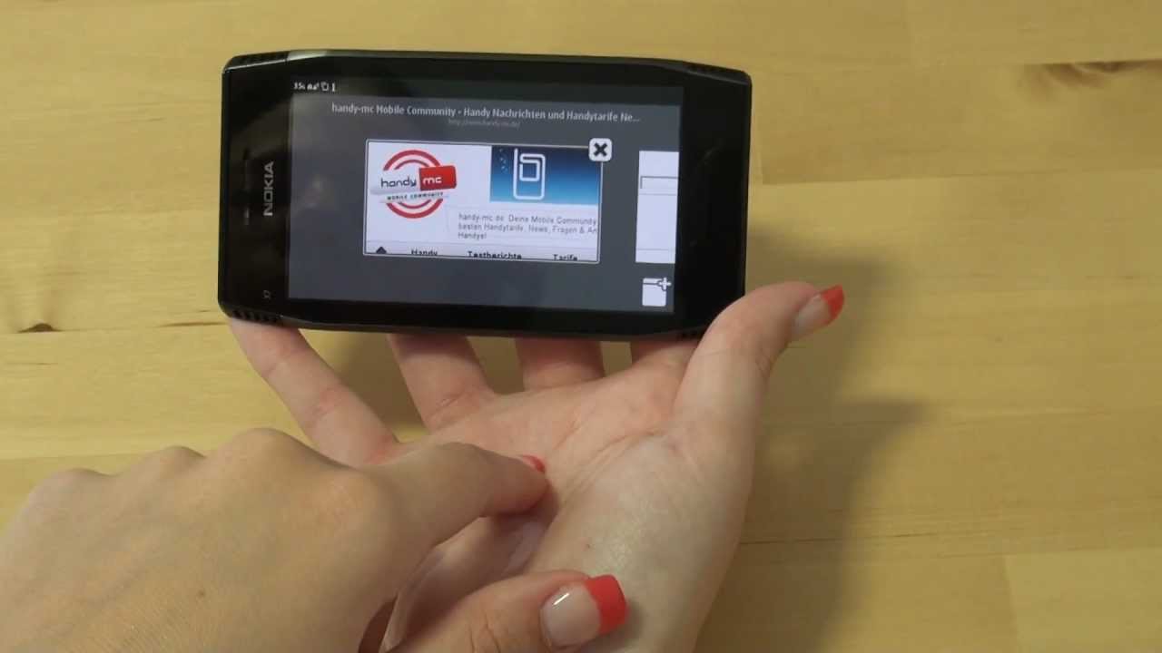 Nokia X7 Test Internet