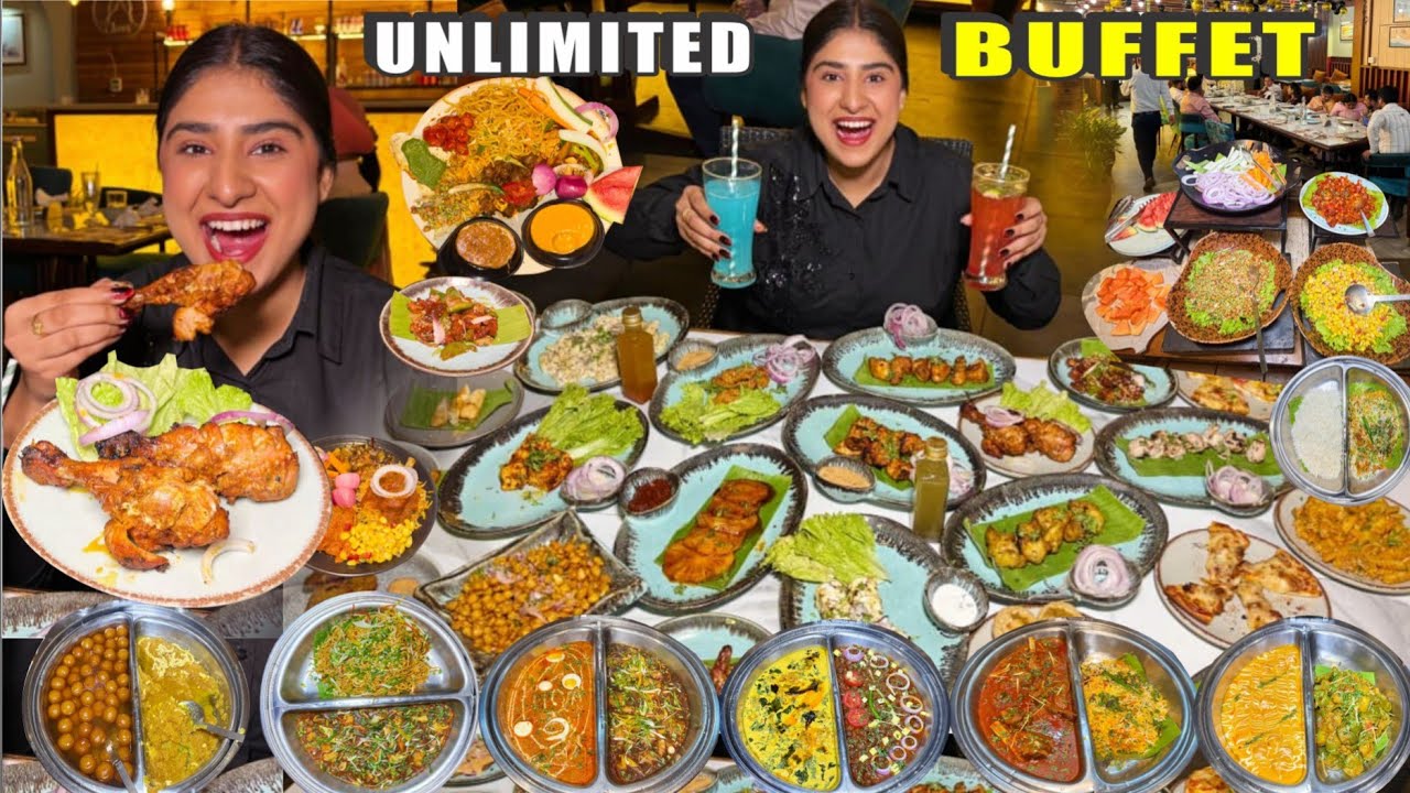 100+Items Buffet | Biggest Unlimited Buffet in Ludhiana #indianstreetfood