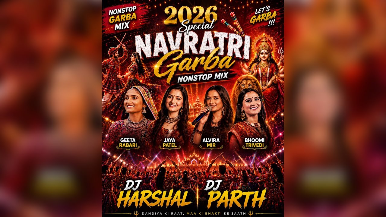 2026 Special Navratri Garba // Nonstop Garba Mix // Dj Harshal & Dj Parth 