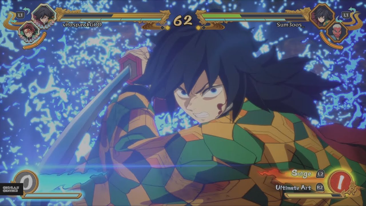 DLC GIYU NEW COUNTER IS EVEN BETTER THAN I THOUGHT|DEMONSLAYERHinokamichronicles 2 online matches#33