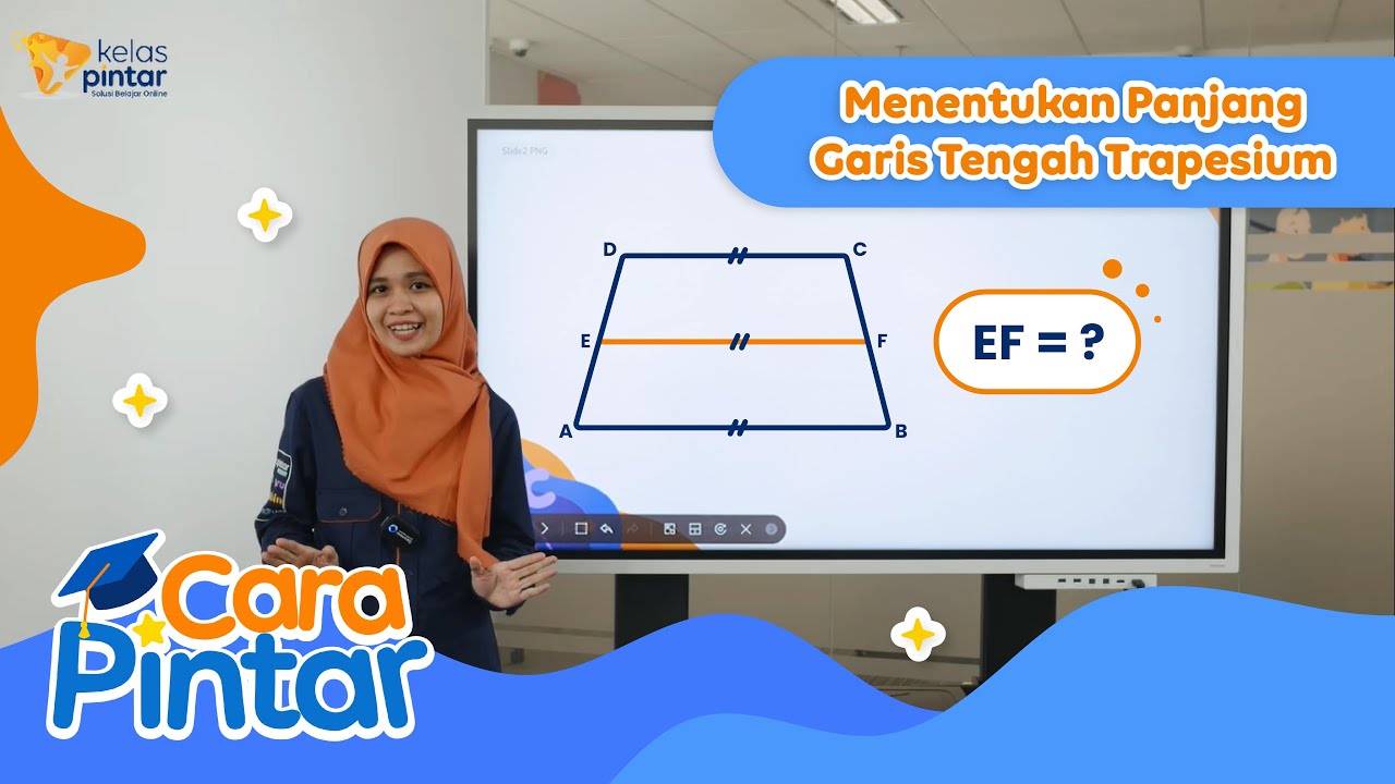 Cara Pintar | Menentukan Panjang Garis Tengah Trapesium