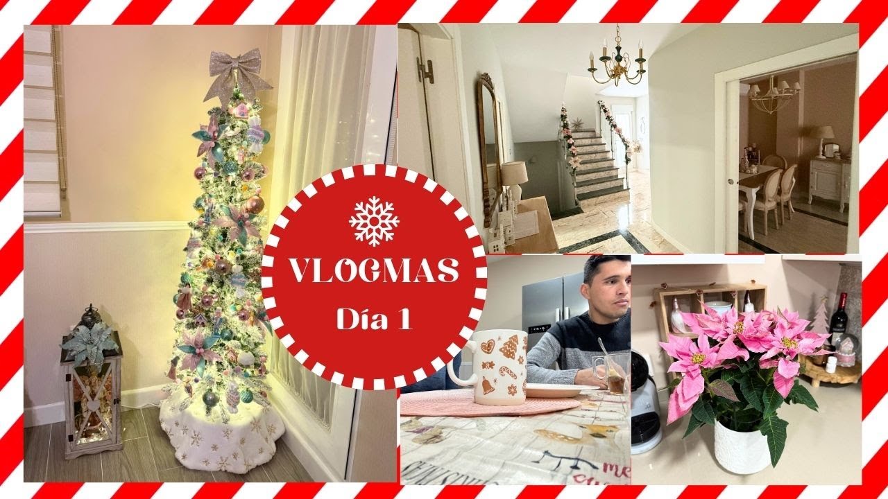 VLOG+ 1 🎄 DECORANDO la Cocina -COMPRA MERCADONA - YA MISMO ME LLEGÁ... //FAMILIABOMBONASO