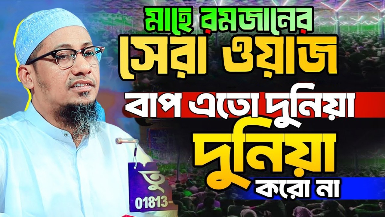 রমজানের আগে কলিজা শীতল করা ওয়াজ। Anisur Rahman Ashrafi new waz | আনিসুর রহমান আশরাফী নতুন ওয়াজ