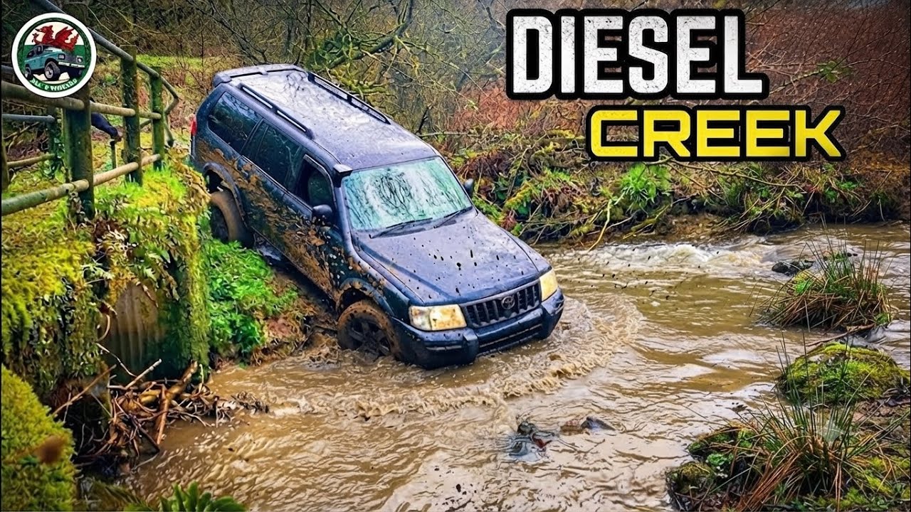 Diesel Creek Wales Best Hidden 4x4 Trail! #offroad #automobile #challenge