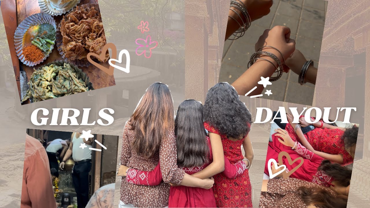 A random girls day turned into a core memory at Pataleshwar🥺🎀 #pataleshwar#pune#vlogwithfriends#vlog