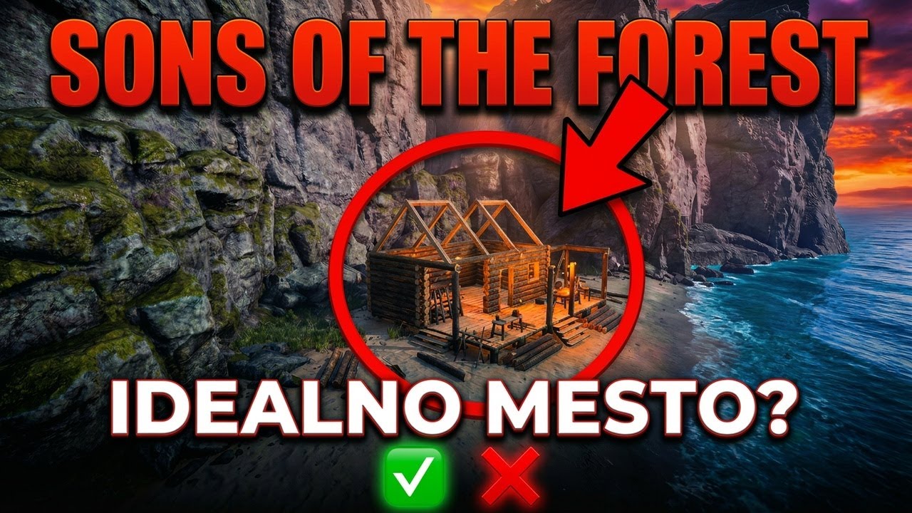 DA LI JE OVO IDEALNO MESTO ZA BAZU??? SONS OF THE FOREST ep.2