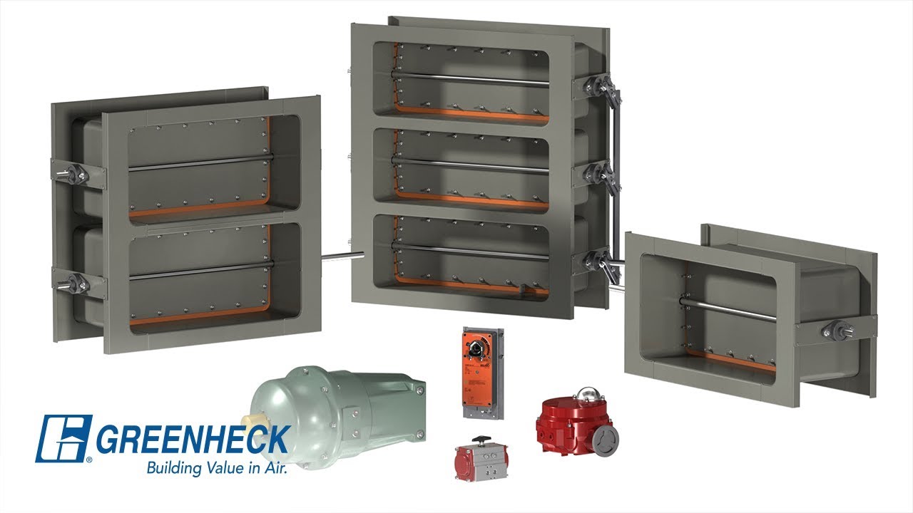 Greenheck - HBT 221 Multi-Blade Rectangular Bubble Tight Damper