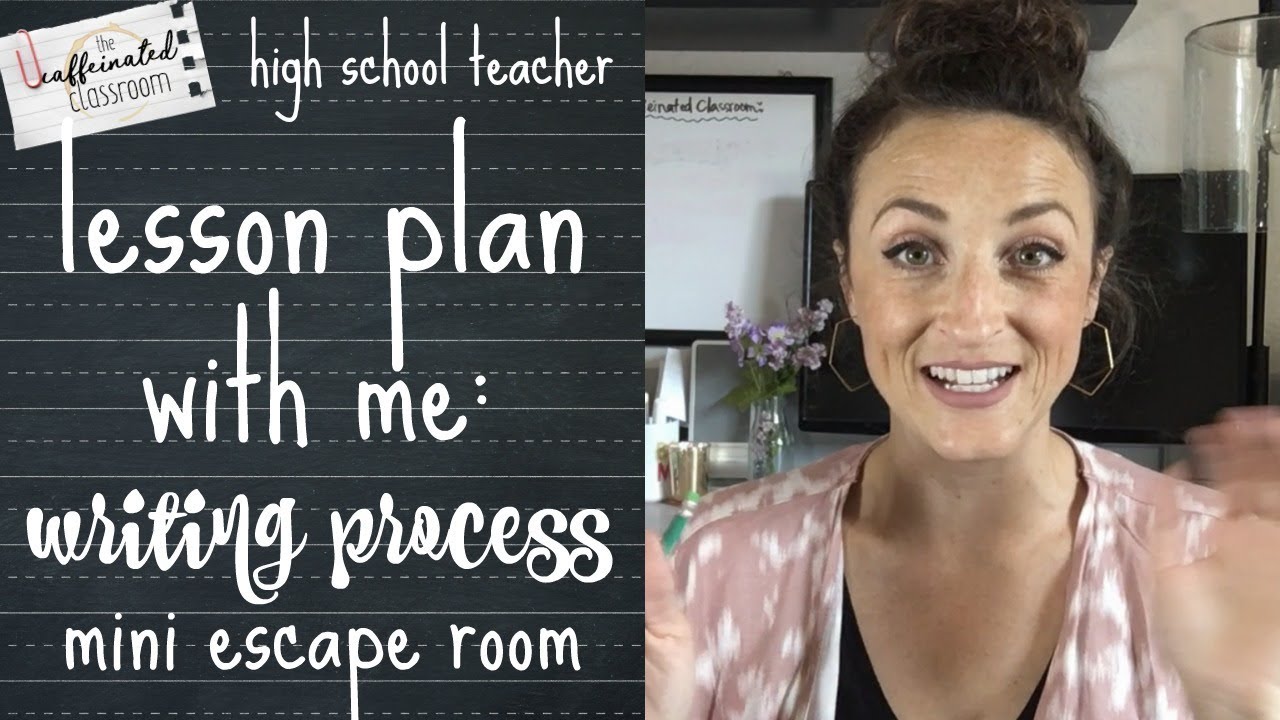 Writing Process Mini Escape Room | Plan With Me | High School ELA